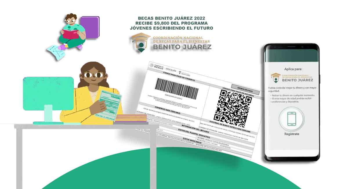 Becas benito juárez dan 9,800 pesos en pago doble con este nuevo registro.