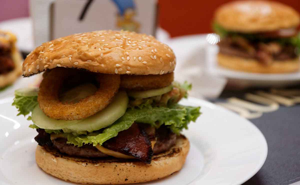 Hamburguesa gigante en Toluca