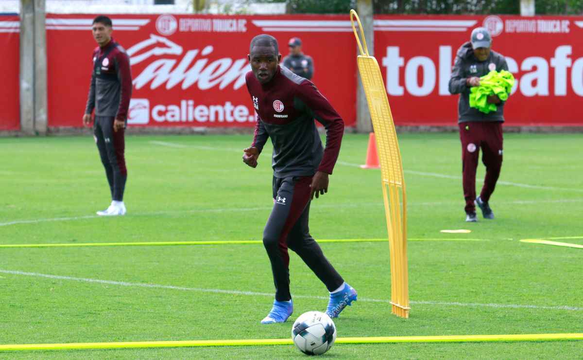 Andres Mosquera con la intención de que el Toluca FC esté en los primeros lugares
