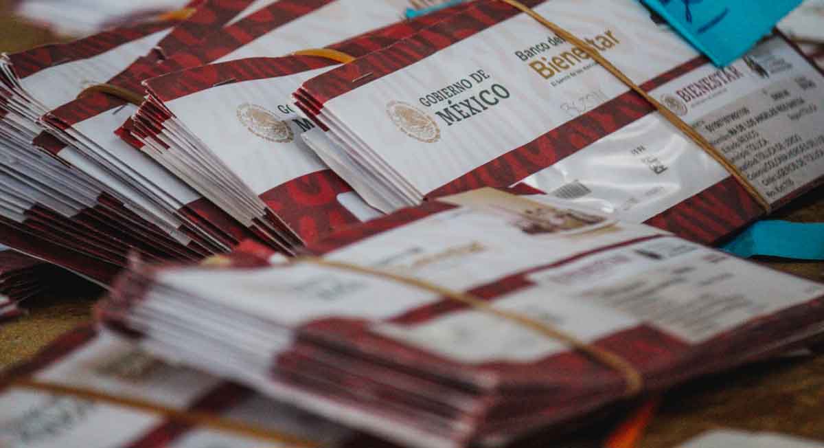 tarjetas del bienestar listas para ser otorgadas a beneficiados de la pensión bienestar 2022 en junio
