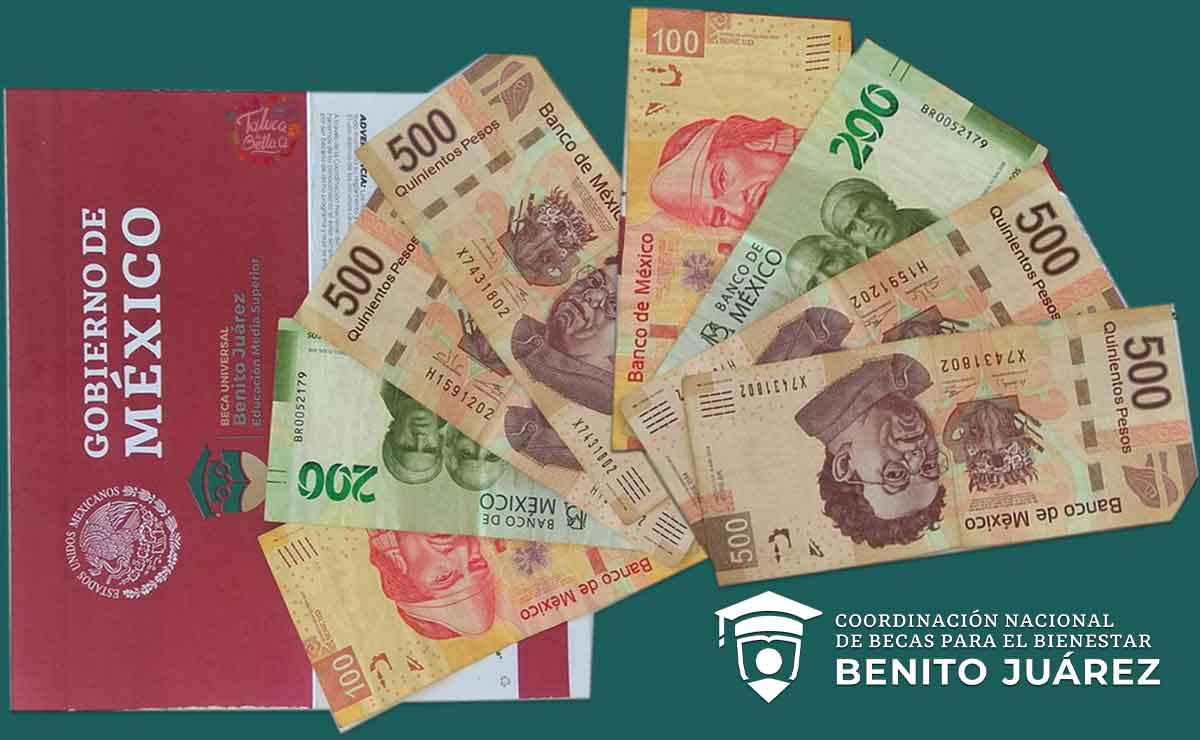 Pago de la beca benito juárez 2022