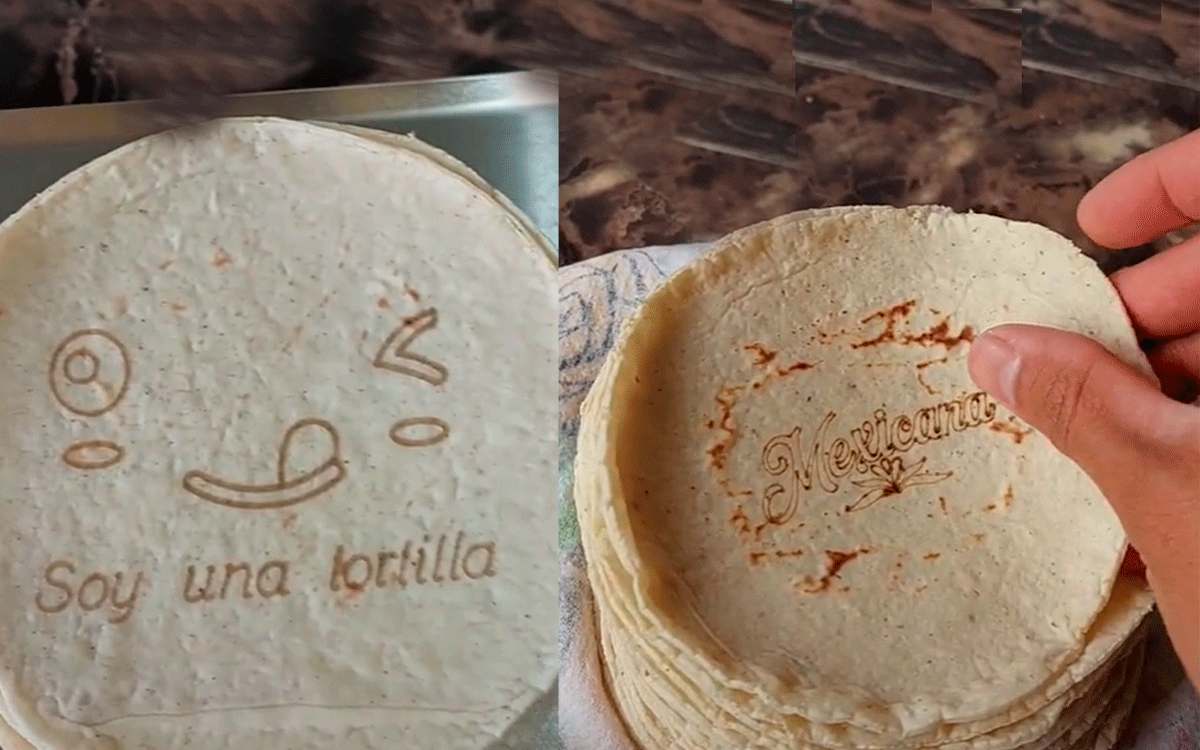 muestra de tortilla personalizada