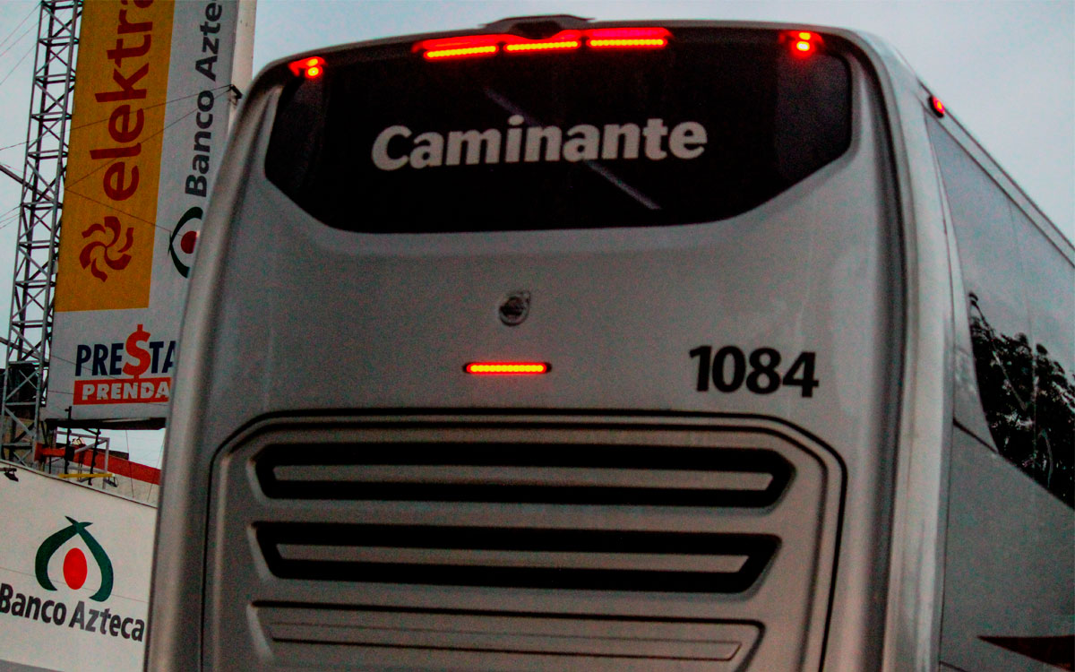 foto de camion caminante ruta santa fe toluca