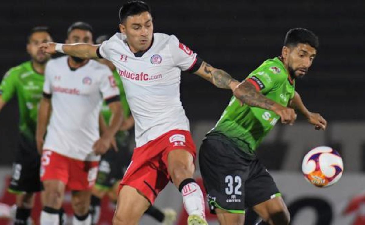 El equipo del Toluca FC se prepara para su partido contra FC Juárez