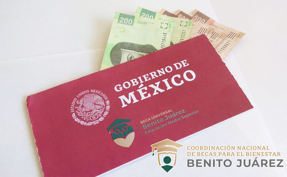 Dinero del pago de las Becas Benito Juárez preparatoria