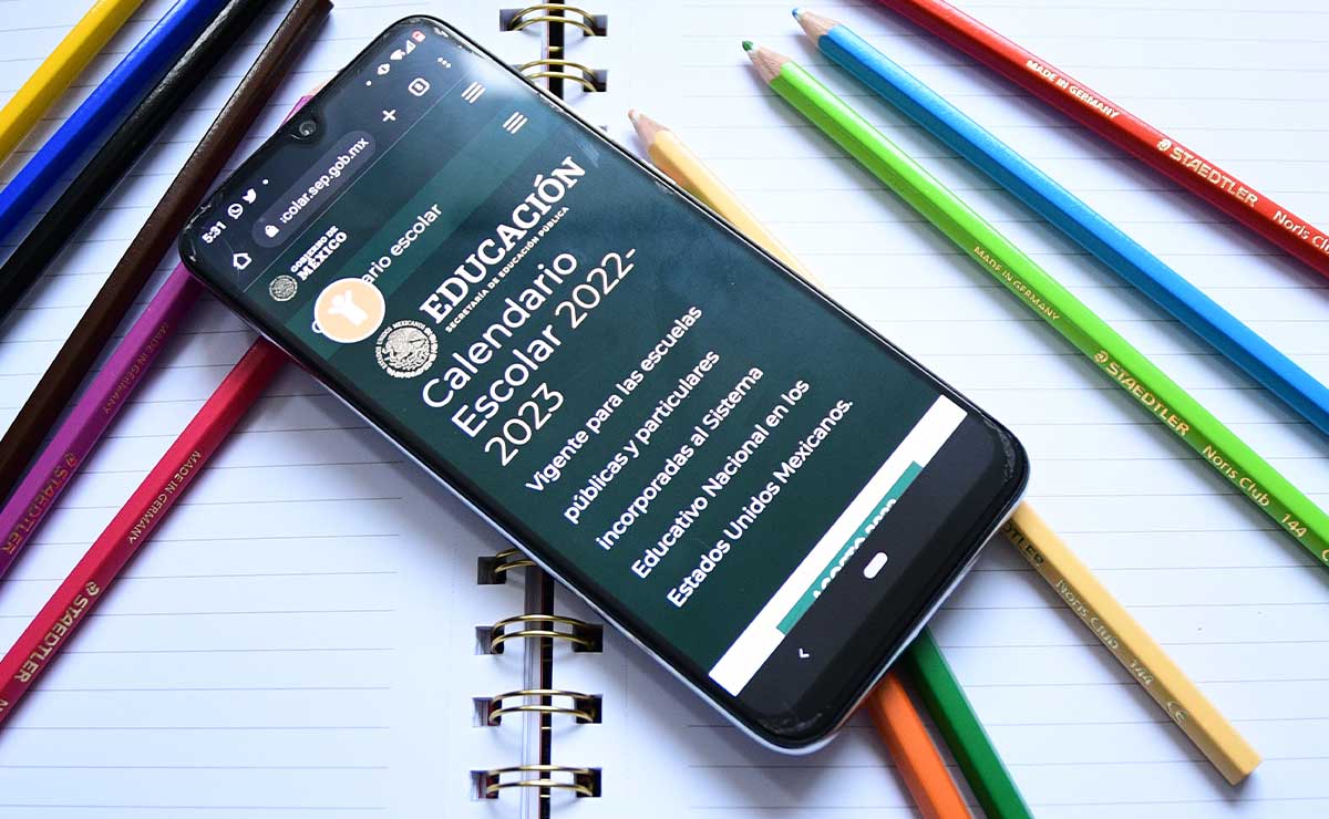 Calendario escolar SEP 2022 a 2023