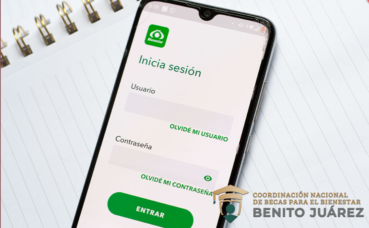 App de Becas Benito Juárez inicio de sesión en app Bienestar Azteca