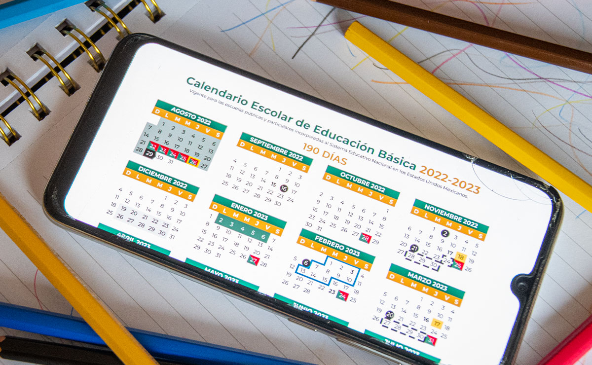Calendario escolar SEP 2022-2023
