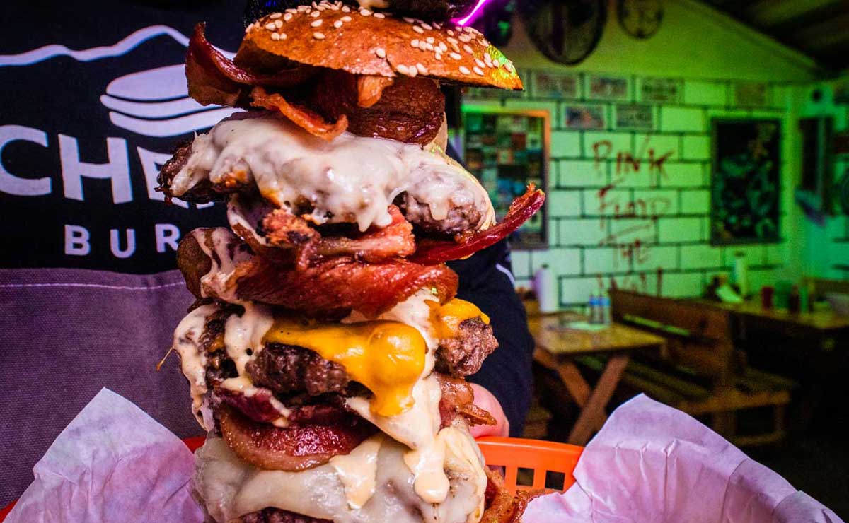 Hamburguesa gigante en Toluca