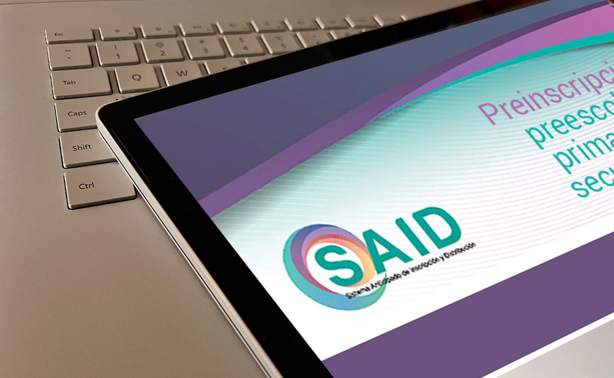 Página said abierta para consultar resultados said 2022