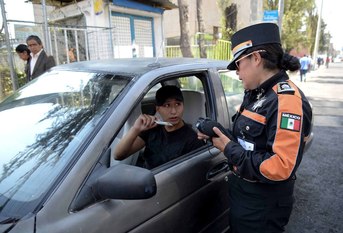 Infacción por no cumplir con el Hoy No Circula