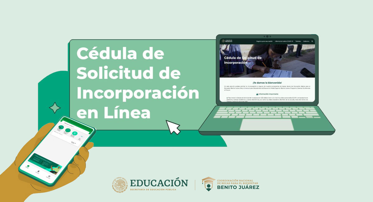 cédula de solicitud de incorporación en línea becas benito juárez septiembre 2022
