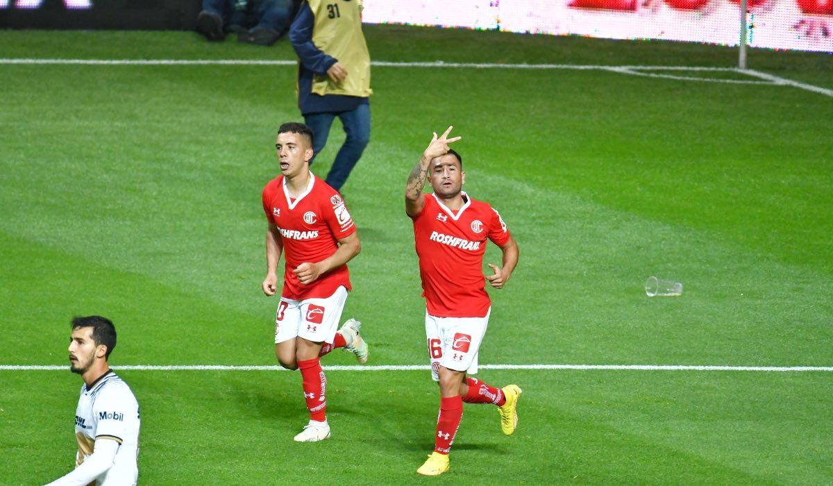 Jean Meneses comandó la remontada de Toluca FC 2-1 en contra de Pumas