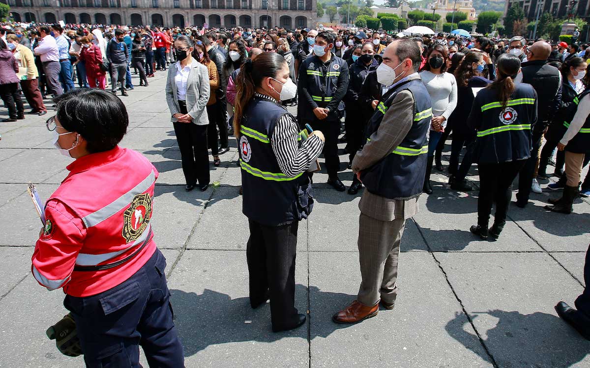 a que hora sera el simulacro nacional 2022 de mexico