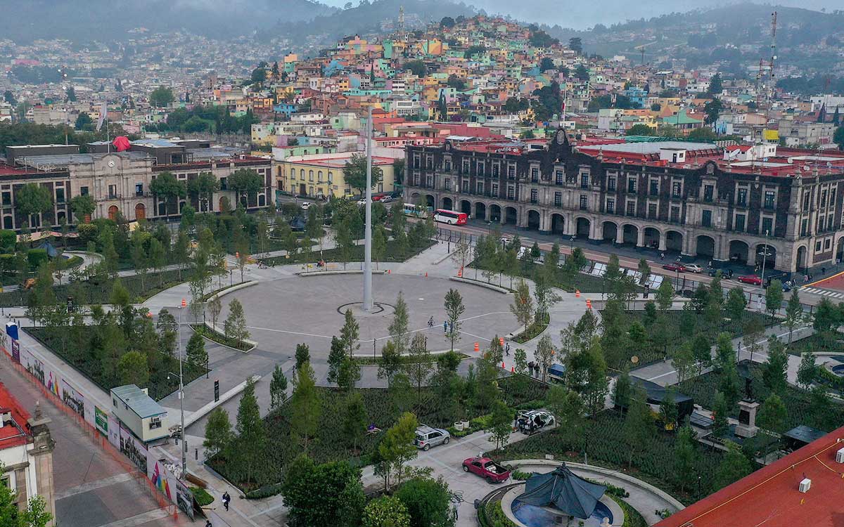 plaza de los martires toluca terminada e inauguracion