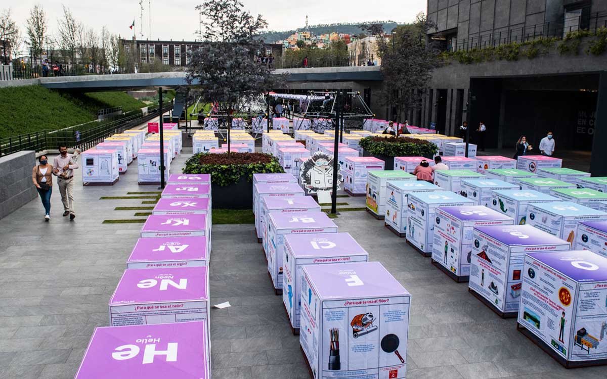 donde esta la monumental tabla periodica en toluca parque de la ciencia