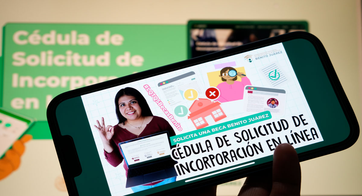 cédula de solicitud de incorporación en línea becas benito juárez 2022 abierto