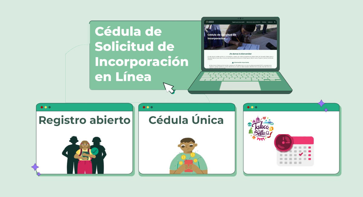 cédula única de solicitud de incorporación en línea becas benito juárez septiembre 2022