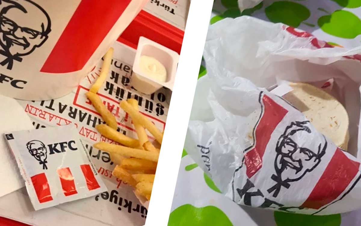 video viral joven come solo por que su familia lleva tortillas al kfc