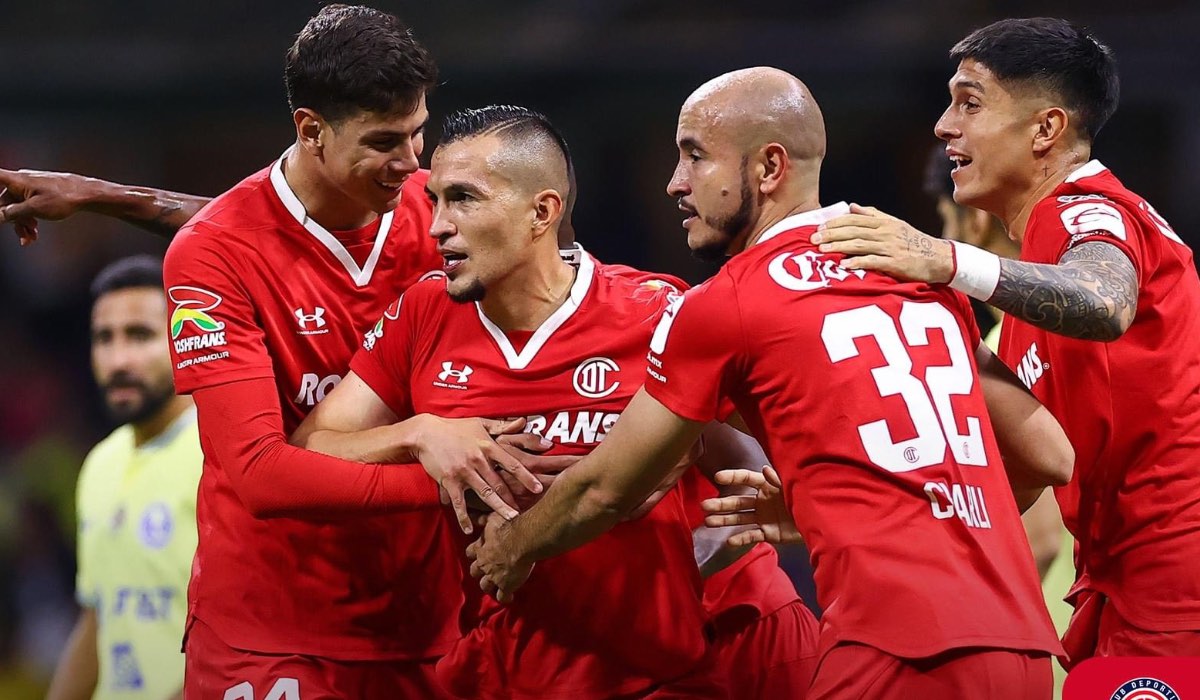 Festejo gol empate Toluca FC Vs América