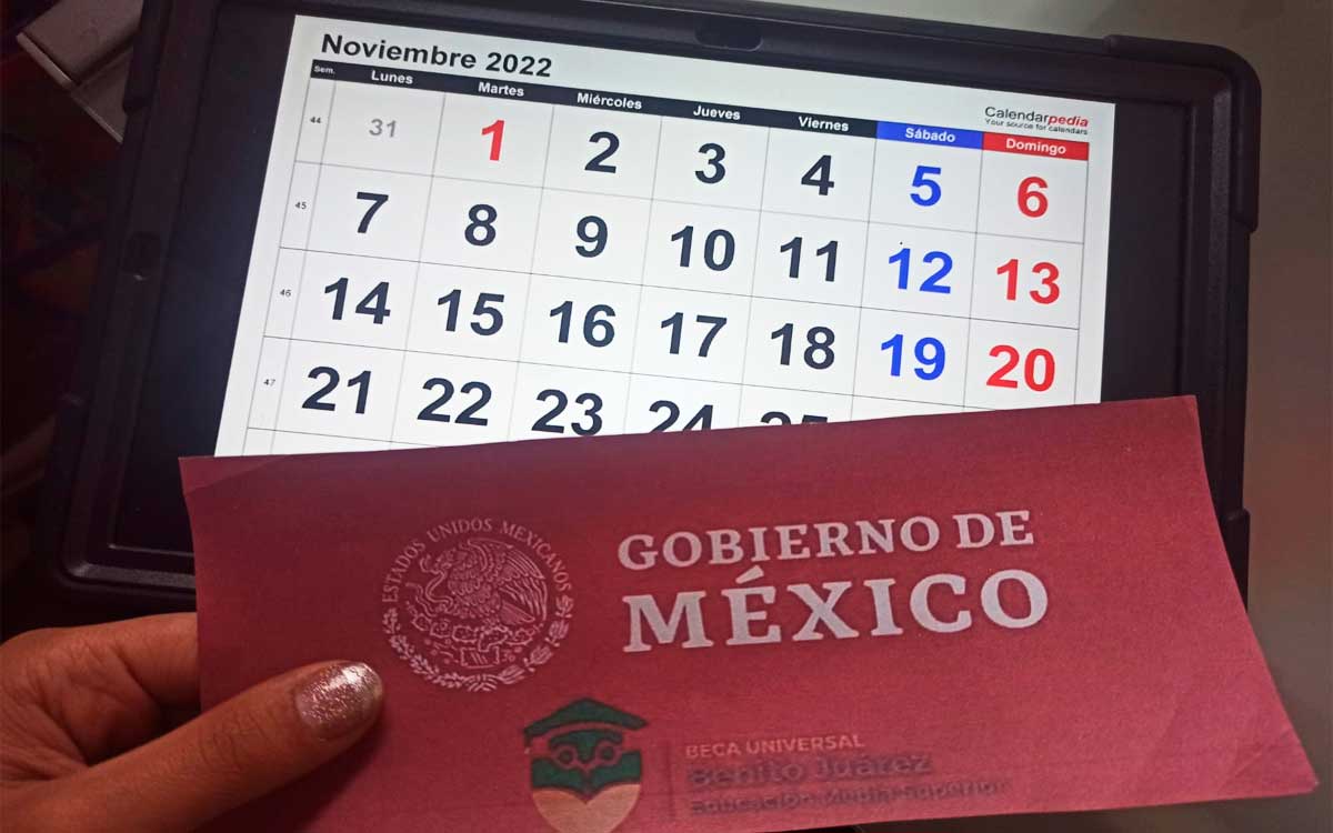 fecha del pago de beca benito juarez 2022 en noviembre