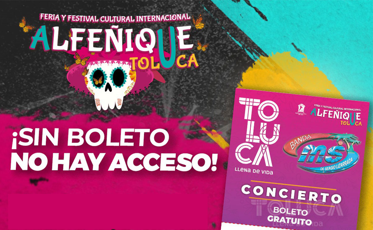Boletos para la Feria del Alfeñique 2022 Toluca