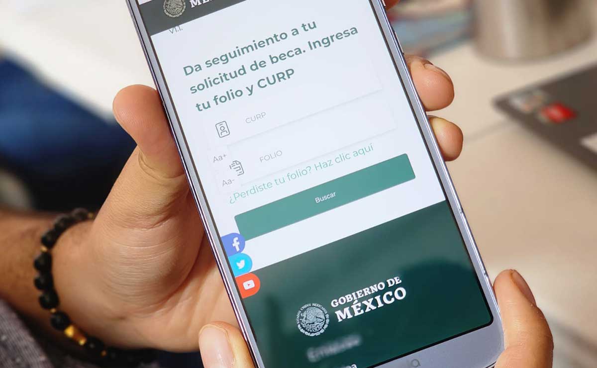 Plataforma para continuar tu registro en becas benito juárez