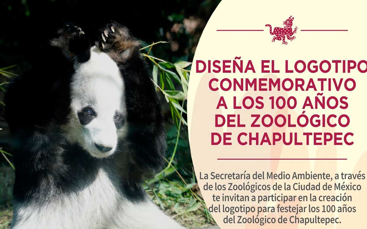 gana 15 mil pesos creando logo de los 100 años del zoológico de chapultepec