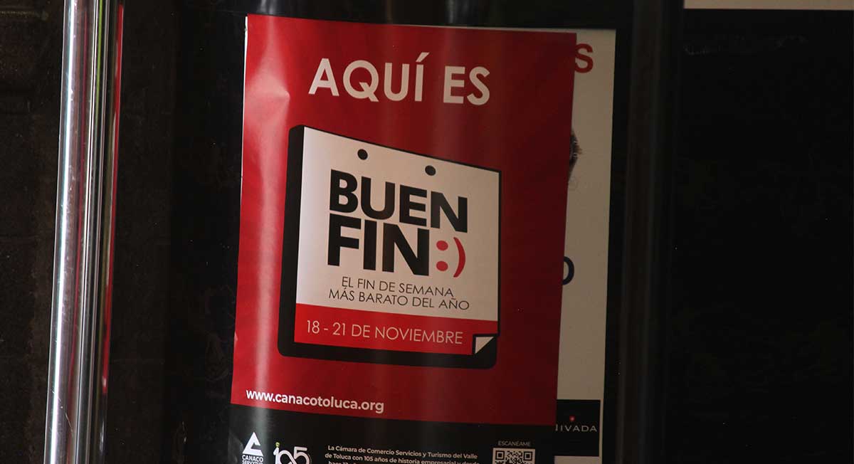 Letrero buen fin 2022