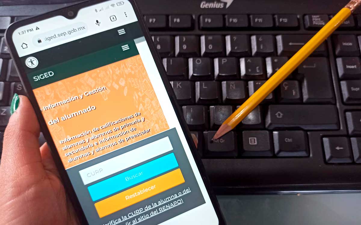 como descargar boleta de calificaciones sep 2022 en siged