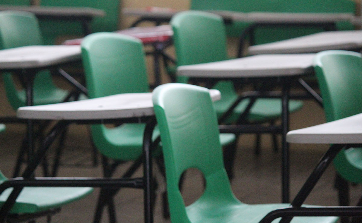 Escuela vacía de semana santa 2023