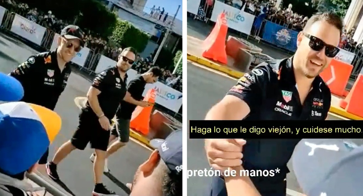 joven pide trabajo a mecánicos de Red Bull