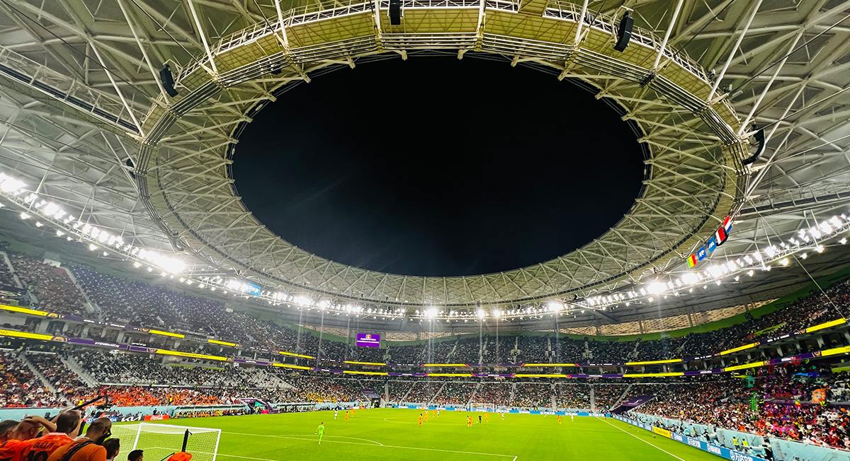 Afición en el mundial de Qatar