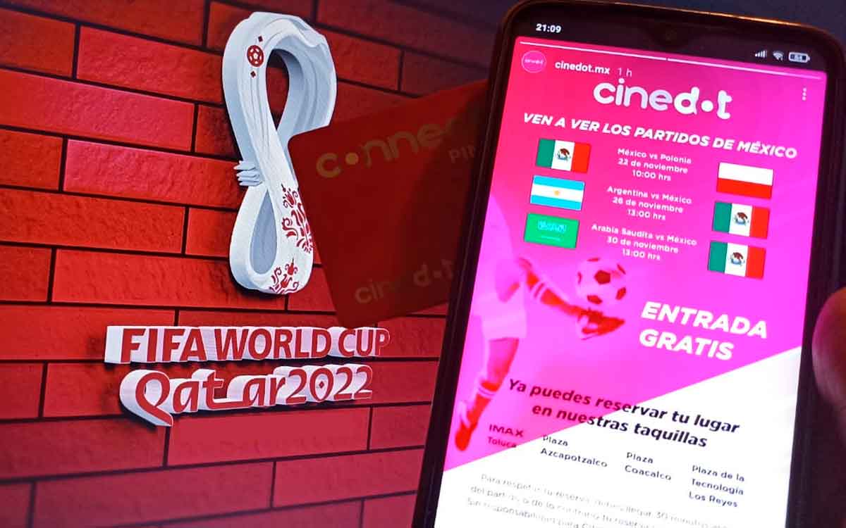 Abren convocatoria para ver partido mexico en qatar 2022 en cinedot imax toluca gratis
