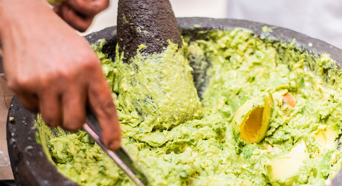 Preparación de guacamole