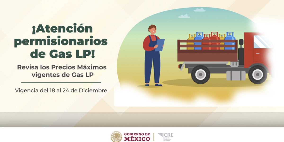 Precios del gas LP en el Edomex del 18 al 24 de diciembre