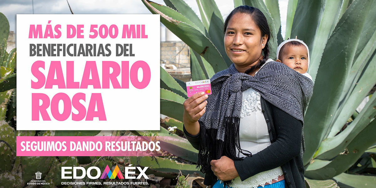 Salario rosa Edomex 2023 ¿Cuándo es el registro en línea?