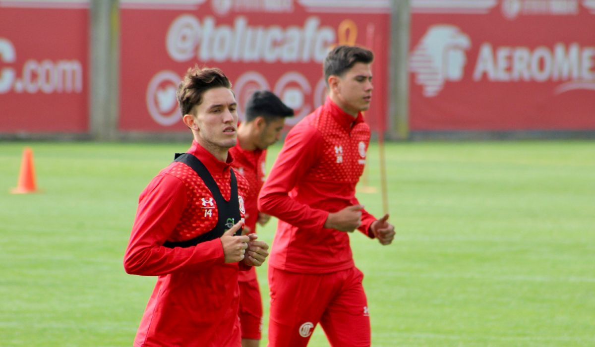 Toluca fc en entrenamiento