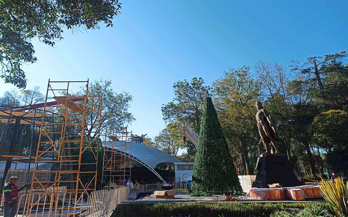 fecha y hora del encendido arbol navideño alameda toluca 2022