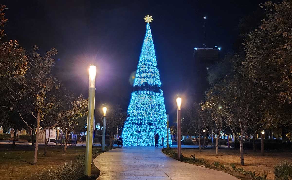 Árbol de navidad en Toluca