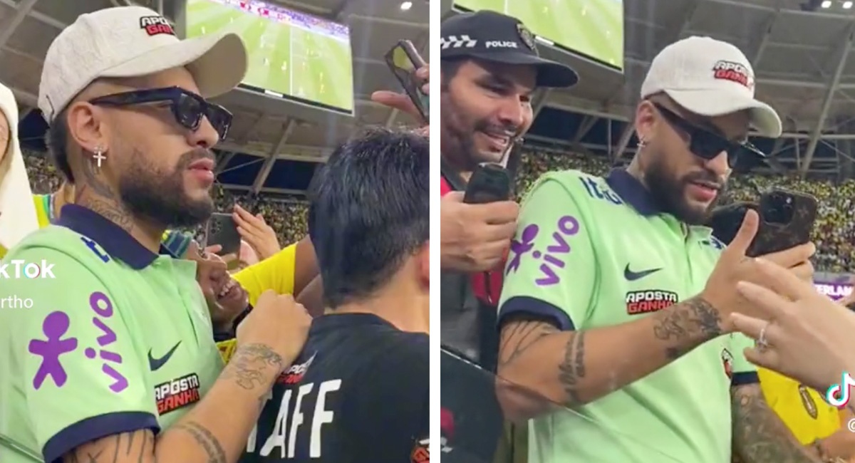 Aficionado se hace pasar por Neymar Jr en el Mundial de Qatar