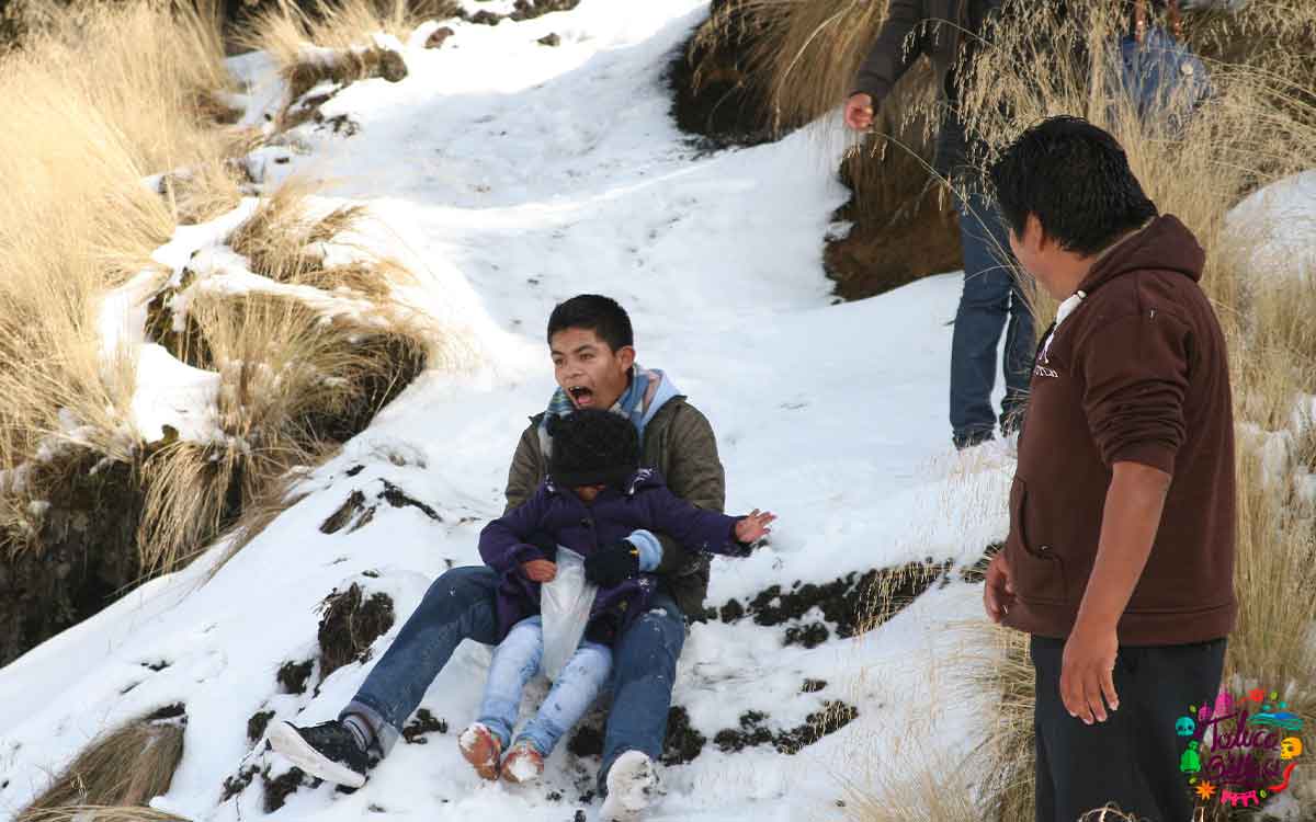 disfrutando paseo en nevado de toluca