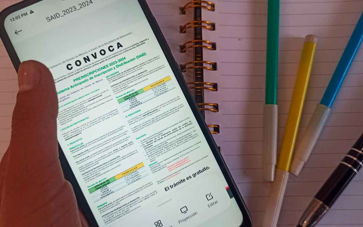 portal para descargar la convocatoria said 2023 edomex