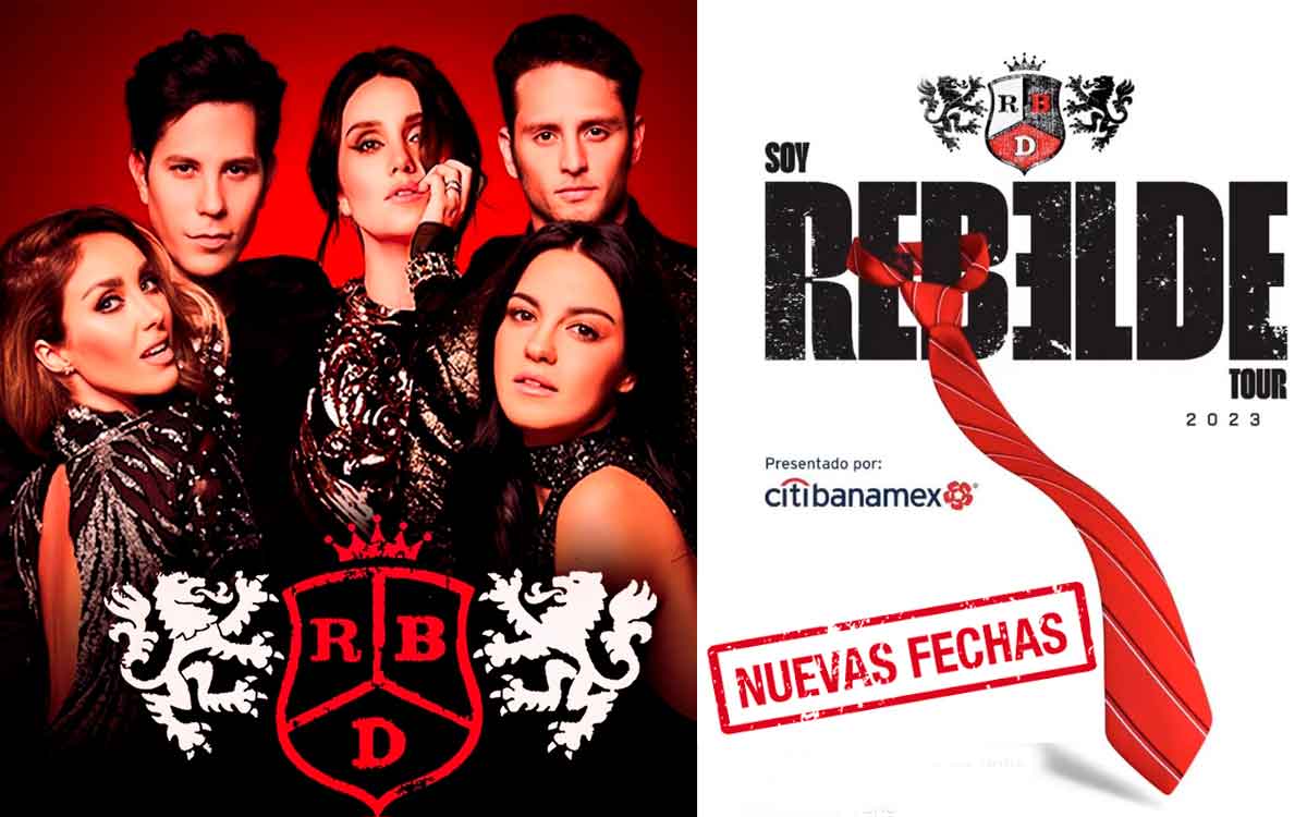 confirmacion de nueva fecha para concierto rbd 2023 en cdmx
