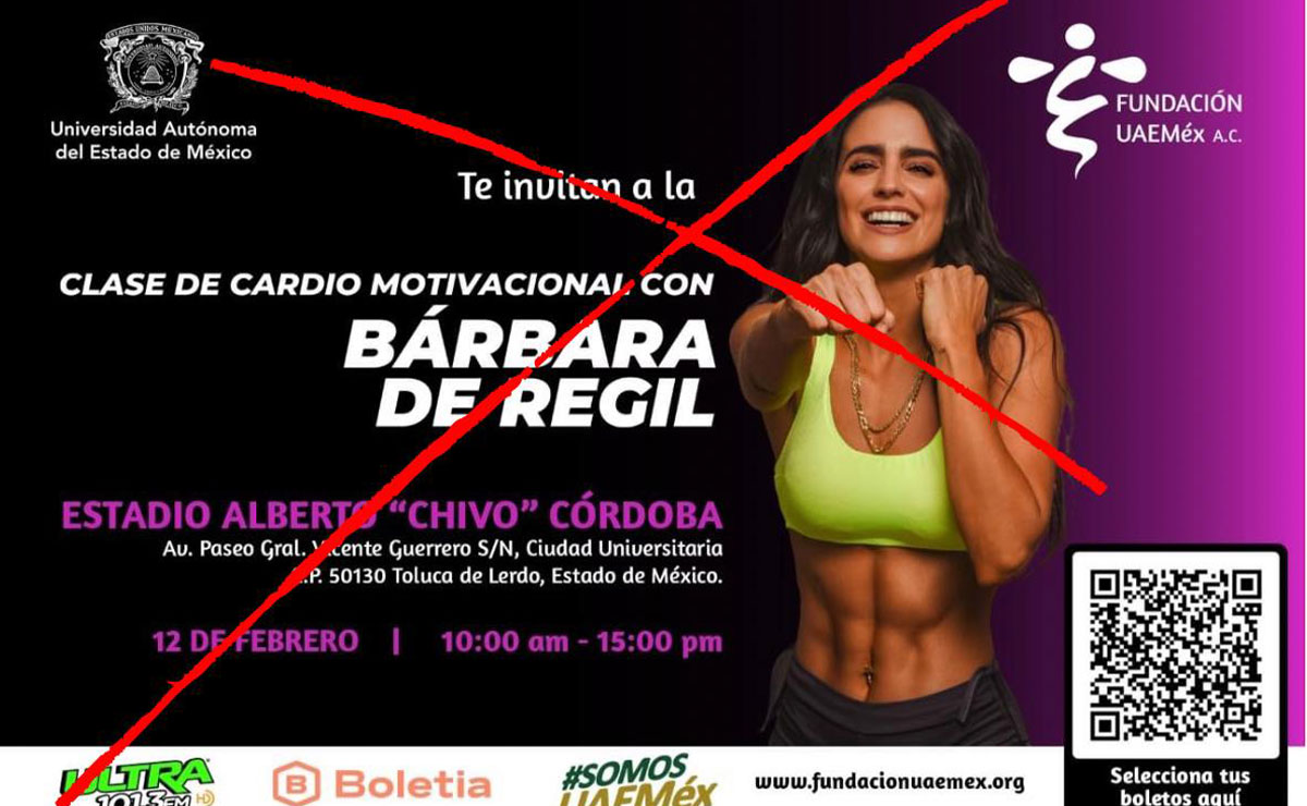 Rechazan a Bárbara de Regil en Toluca