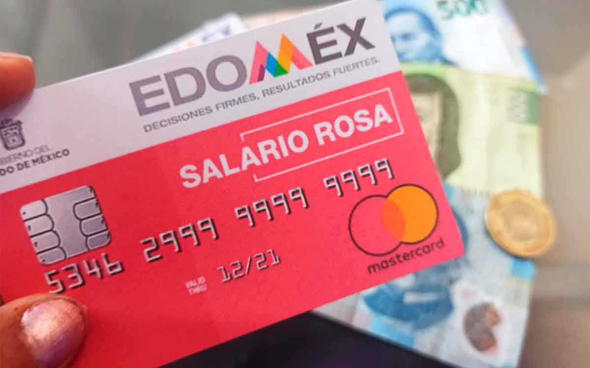 tarjeta salario rosa 2023 en edomex