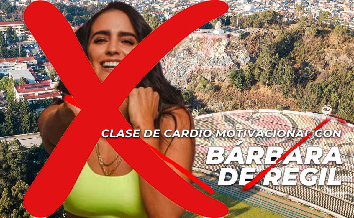 Cancelan clase de cardio de Bárbara de Regil en Toluca