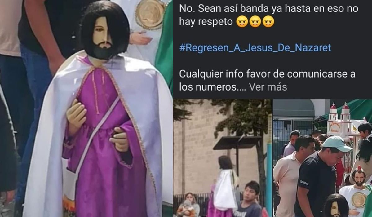 Roban imagen de Jesús de Nazaret en iglesia de Toluca Noticias