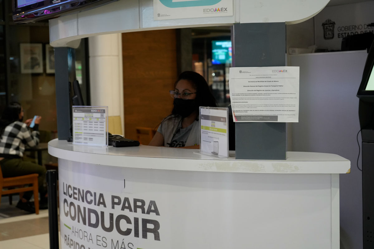 Ubicación módulos licencia de conducir