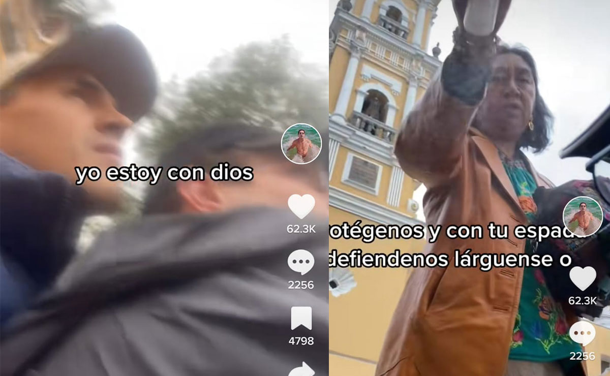 Leo Hernandez sufre discriminación por parte de una señora católica en Toluca